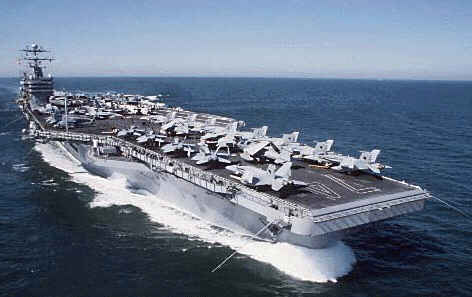  Hail one of Our newest NAVY aircraft carriers.. 90,000 TONS OF DIPLOMACY! 